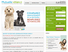 Tablet Screenshot of mutuelle-chien.fr